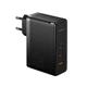 Мережевий зарядний пристрій адаптер Baseus GaN5 Pro Digital Fast Charger |2C+U, 160W/3A, PD3.1/QC| + кабель USB Type-C to USB Type-C 1m Чорний - зображення 13