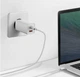 Мережевий зарядний пристрій адаптер BASEUS GaN2 Lite Quick Charger зі швидкою зарядкою |1USB/1Type-C, QC/PD, 5A, 65W| Білий - зображення 5