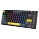 Игровая проводная клавиатура Onikuma G52 USB With RGB Wired Mechanical Keyboard 82 Keys |ENG раскладка, механическая, геймерская, компактная, USB, RGB-подсветка, 82 клавиши, широкая совместимость| Черный - изображение 2