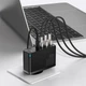 Мережевий зарядний пристрій адаптер Baseus GaN2 Pro Quick Charger |2USB/2Type-C, QC/PD, 100W, 5A| Чорний - зображення 7