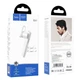 Беспроводная Bluetooth гарнитура-наушник HOCO E61 Gorgeous business BT headset |Bluetooth 5.1, до 6 часов работы, 40 мАч, в ухо, для звонков, прослушивания музыки, работы, во время вождения, со встроенным микрофоном, шумоподавления| Белый - изображение 4