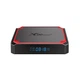 Смарт ТВ-приставка Android Smart TV тюнер для телевізора цифровий медіаплеєр Amlogic X96 Mini Plus TV BOX |S905W4, 1GB RAM, 8GB ROM, Android 9.0, LED дисплей, WiFi 2,4 ГГц + 5 ГГц| Чорно-червоний - зображення 2