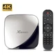 Смарт ТВ-приставка Android Smart TV тюнер для телевізора цифровий медіаплеєр Rockchip X88 Pro TV BOX |RK3318, 2GB RAM, 16GB ROM, Android 9.0, пульт ДУ| Чорний зі сріблом - зображення 1
