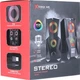 Компьютерная акустическая система XTRIKE ME SK-501 GAMING SREAKERS колонка для пк с RGB подсветкой USB/AUX Черный - изображение 6