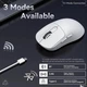 Беспроводная Игровая Мышь ATTACK SHARK X3 White 2.4G/Bluetooth/USB type-c Сенсор PAW3395 - изображение 5