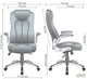 Крісло керівника Parker шкірозамінник коричневий - зображення 12