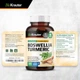 Добавка преміум-класу куркума босвеллія Bio Krauter Boswellia Turmeric 100 капсул - зображення 6
