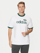 Футболка хлопковая длинная мужская Adidas Originals JC8371 M Белая (4067904543213) - изображение 1