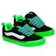 Кеды женские Knu-Skool black with green зеленый 36 - изображение 1