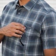 Сорочка тактична 5.11 Tactical Wyatt Plaid Short Sleeve Shirt S Black Plaid 3 - зображення 6
