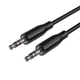 Аудіокабель BOROFONE BL26 Standard AUX audio cable 1m Black (6941991122170) - зображення 3