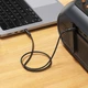 Аудіокабель BOROFONE BL26 Standard AUX audio cable 1m Black (6941991122170) - зображення 8