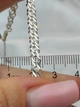 Серебряная цепочка 925 пробы Ромб 4 мм 55 см (УБ-07Р 55) - изображение 8