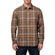 Сорочка тактична 5.11 Tactical Igor Plaid Long Sleeve Shirt S Umber Brown Plaid - зображення 1