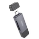 Перехідник HOCO Spirit 2-in-1 USB / Type-C 2.0 Card reader HB45 |480Mbps, 2TB Max| - зображення 3