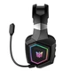 Навушники Onikuma Wireless Gaming Headset Headworn GT806, BT5.4, 2.4G, Type-C, 1000mAh, 10-100h, RGB, black - зображення 2