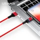 Кабель Usams Lightning Aluminum Alloy Магнітний US-SJ352 U32 |1m, 2.4A| black - зображення 2