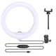 Тримач з кільцевим освітленням Bluetooth 12" YQ-320b light set (Kit1) | 170cm Stand, USB Powered, 3000-6500K | - зображення 3