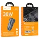 Автомобільний зарядний пристрій Hoco Z57A Glorious Car charger 30W Metal-grey - зображення 5