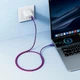 Кабель HOCO Type-C Meridian charging data cable X116 |1m, 3A| - зображення 5