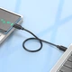 Кабель HOCO Type-C до Type-C Hyper fast charging data cable X96 |0,25m, 60W/3A| Black - зображення 4