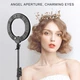 Тримач з кільцевим освітленням 14" ZM336 | 180cm Tripod Stand, Plug Powered, 3200-5600K | - зображення 2
