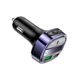 Адаптер автомобільний Hoco car BT FM transmitter E70 |2USB/Type-C, PD/QC, 30W/3A| Black - изображение 6
