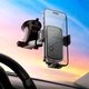 Утримувач HOCO Vista push-type car holder H79 (center console) |4.5-7"| grey - зображення 6