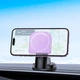Утримувач HOCO Crystal magnetic wireless fast charging car holder HW18 (center console) |15W| white - зображення 8