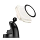 Утримувач HOCO Crystal magnetic wireless fast charging car holder HW18 (center console) |15W| white - зображення 1