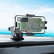 Тримач HOCO Cheetah Car holder H37 (center console) black - изображение 9