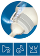 Smoczek do butelki Philips AVENT Anti-colic Flow 2 1m+ 2 szt SCY762/02 (8710103996811) - obraz 4