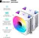 Процессорный кулер Jonsbo CR-3000 ARGB White - изображение 13
