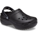 Жіночі крокси утеплені Чорні Crocs Classic Platform Lined Clog Black (42-43, чорний) - зображення 5