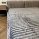 Плед-покривало флісовий полуторний 150х200 світло-сірий Шарпей Malloory Home MPH4 - зображення 1