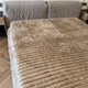 Плед-покрывало флисовый евро 200х230 коричневый Шарпей Malloory Home MPH3 - изображение 1