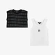 Комплект (майка + топ) DKNY, арт. 62313, черно-белый, 164 см, размер 16 - изображение 3