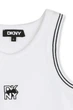 Майка DKNY, арт. 62263/10P, белый, 7-8 лет, 122 см - изображение 2