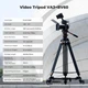 Професійний штатив трипод з рідинною головкою K&F Concept VA3+BV60 серії DV висотою 1,91м (10кг, оберт 360°, нахил +90 °/-75 °) (KF09.148V1) - зображення 3