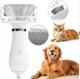 Пилосос UKC Pet Grooming Dryer 2в1 для вовни собак та кішок Білий (1373) - зображення 6