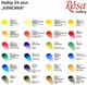 Набор акварельных красок Rosa Gallery Классика 24 цвета 2.5 мл (4823098502821) - изображение 2