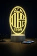 3D LED-нічник ФК « Мілан » з RGB-підсвіткою . AC Milan нічник - изображение 1