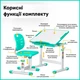 Комплект Evo-kids Evo-06 Ergo Green (парта + стілець) Зелений (Evo-06 Ergo Z) - зображення 4