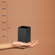 Kubek toaletowy Kela Cube czarny (23687) (4025457236877) - obraz 4