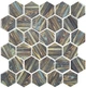 Мозаика керамическая Котто керамика HEXAGON HP 6029 295х295 мм зеленая с принтом для пола стен - изображение 1
