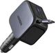 Автомобільний зарядний пристрій 4 in 1 UGREEN EC604 145 Вт із висувним кабелем USB-C 60 Вт, сумісний з iPhone 16, 15 Pro Max, Galaxy S25 та S24 Ultra. Black (55910) - зображення 1