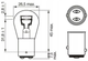 Набір автомобільних лампочок Bosch Pure Light P21/5W 12 В 10 шт (1987302202) - зображення 2