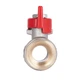 Кран шаровой Thermo Alliance Standart 1/2" ВР для воды (бабочка) SD602NW15PN40 - изображение 7