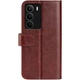 Класичний чохол-книжка Deexe Wallet Style для Realme C71 - Brown - зображення 3