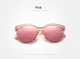 Жіночі поляризаційні сонцезахисні окуляри KINGSEVEN N7826 Clear Pink - зображення 2